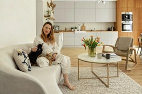 Jasnoszary dywan z mieszanki wełny tkany ręcznie 160x230 cm Minerals – Flair Rugs