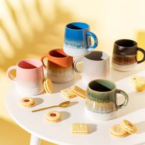 Kamionkowy kubek w kolorze terakoty 360 ml Mojave – Sass &amp; Belle