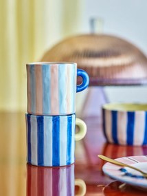 Różowe/kremowe kamionkowe talerze zestaw 4 szt. deserowe ø 20,5 cm Carry – Bloomingville