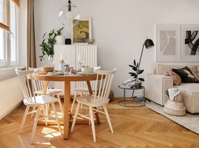 Jasny koszyk z trawy morskiej Compactor Zic Zac, ⌀ 35 cm