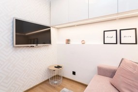 Różowa świeczka Eco candles by Ego dekor Top, 30 h