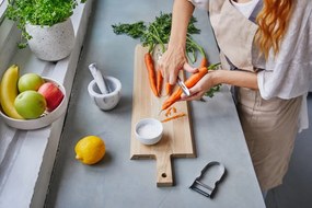 Obieraczka ze stali nierdzewnej Metaltex, dł. 11 cm