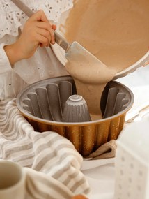 Lniana ścierka 45x65 cm Natural White Stripes – Linen Tales