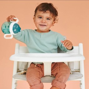 Jasnozielony kubek dla dzieci z tritanu 200 ml Little farm – Mepal