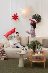 Aksamitna poduszka dekoracyjna ze świątecznym motywem 60x30 cm Ho Ho Ho – Catherine Lansfield