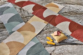 Ceglasty chodnik odpowiedni na zewnątrz 70x270 cm Hill Brick Rust – Pappelina