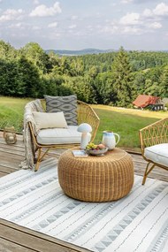 Biało-niebieski kamionkowy dzbanek Costa Nova Brisa, 1,8 l