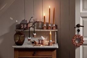 Brązowy szklany wazon Kähler Design Hammershøi, wys. 18,5 cm