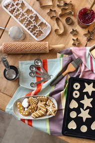 Drewniany grawerowany świąteczny wałek do ciasta Valek Merry Christmass