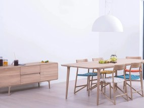 Stół z drewna orzechowego 90x180 cm Fawn – Gazzda