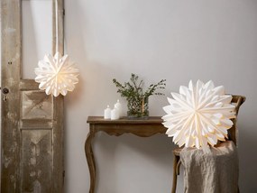 Biała świąteczna dekoracja Star Trading Clipp, ø 60 cm