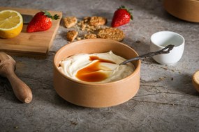 12-częściowy zestaw ceglastych naczyń z kamionki Bonami Selection Malia