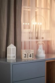 Niebieska/szara niska komoda 180x76 cm Corvo – Teulat