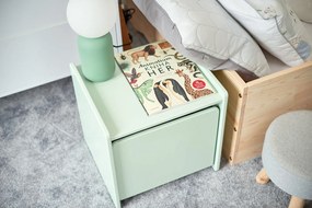Miętowa szafka nocna Vipack Kiddy