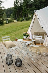 Biały zestaw mebli ogrodowych Bonami Essentials Retro