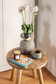 Kamionkowy ręcznie malowany wazon (wysokość 23,5 cm) Hezha – Bloomingville