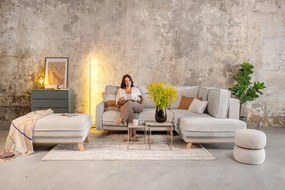 Beżowy sztruksowy podnóżek Tori – Bonami Selection