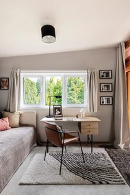 Brązowe krzesło do jadalni z imitacji skóry DAN-FORM Denmark Boto