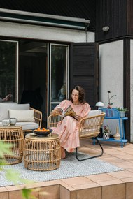 Okrągły stolik ogrodowy ze sztucznego rattanu ø 47 cm Vistdal – Bonami Essentials