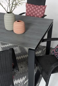 Szary stół ogrodowy Bonami Selection Strong, 210 x 100 cm