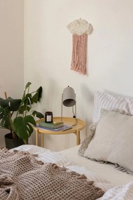 Szara lampa stołowa Leitmotiv Enchant I