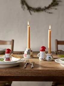 Ceramiczny świecznik ze świątecznym motywem Hammershøi Christmas Father Elf – Kähler Design