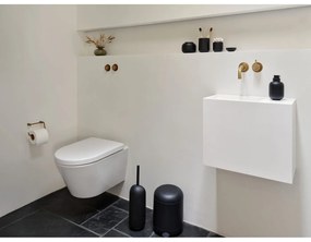 Czarna betonowa szczotka do WC Sensu – Zone