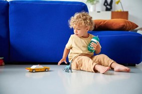 Biało-jasnozielony kubek dla dzieci z tritanu 300 ml Little farm – Mepal