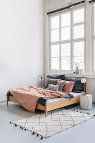 Biały kamionkowy wazon Kähler Design Ombria, wys. 20 cm