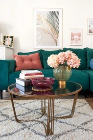 Zielony wazon szklany Bloomingville