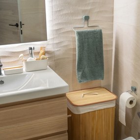 Naturalny bambusowy kosz na pranie 78 l Bamboo – Compactor