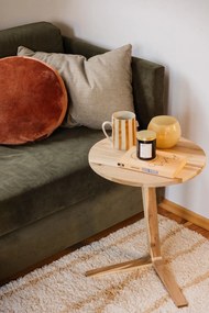 Biało-żółty kamionkowy kubek 440 ml Begonia – Bloomingville