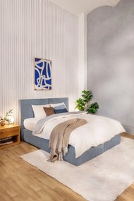 Szaro-beżowa pościel dwuosobowa z bawełny renforcé z prześcieradłem 4-częściowa 200x220 cm – Mila Home