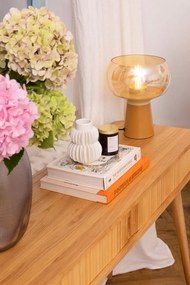 Biały wazon z kamionki Bloomingville Blossom