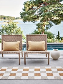 Poduszka odpowiednia na zewnątrz 38x58 cm Sunny Amber – Pappelina