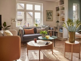 Okrągły stolik w dekorze dębu ø 45 cm Heritage – Hübsch