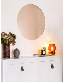 Lustro ścienne z ramą w kolorze złota House Nordic Jersey, ø 40 cm