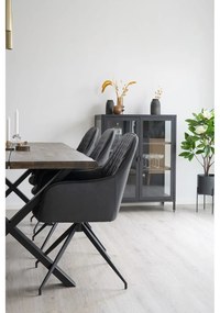 Stół z blatem z litego dębu House Nordic Toulon Smoked, 140x95 cm