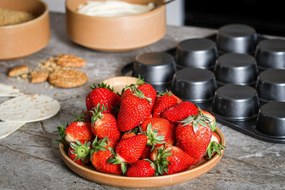 12-częściowy zestaw ceglastych naczyń z kamionki Bonami Selection Malia