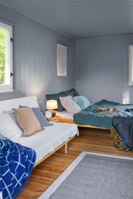 Jasnoszary dywan dwustronny odpowiedni na zewnątrz NORTHRUGS Panama, 120x170 cm