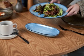 Naturalny okrągły stół w dekorze dębu ø 137 cm Cep – Teulat