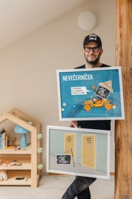 Biały kinkiet Kumu – Hübsch