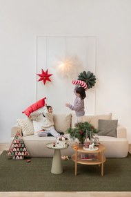 Aksamitna poduszka dekoracyjna ze świątecznym motywem 60x30 cm Ho Ho Ho – Catherine Lansfield