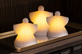 Białe dekoracje świetlne zestaw 2 szt. ø 9 cm Asta – Sirius