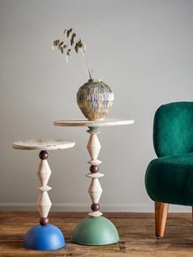 Okrągły stolik z litego drewna jodłowego ø 40 cm Mannelli – Bloomingville