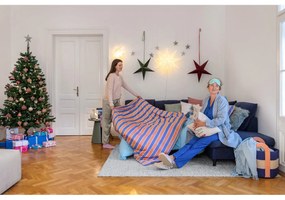 Biała dekoracja świetlna ze świątecznym motywem ø 75 cm Solvalla – Markslöjd