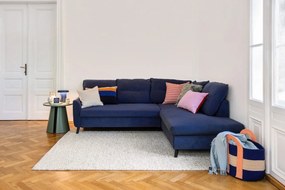 Niebieska metalowa lampa stołowa Keen – Hübsch