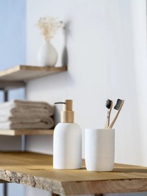 Biały dozownik do mydła z żywicy polimerowej 250 ml Altavalle – Wenko