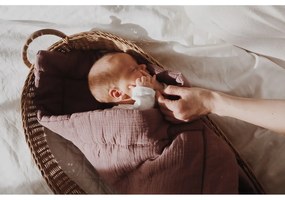 Ciemnofioletowy zestaw do łóżeczka – Malomi Kids