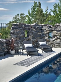 Poduszka odpowiednia na zewnątrz 38x58 cm Sunny Pale Turquoise – Pappelina